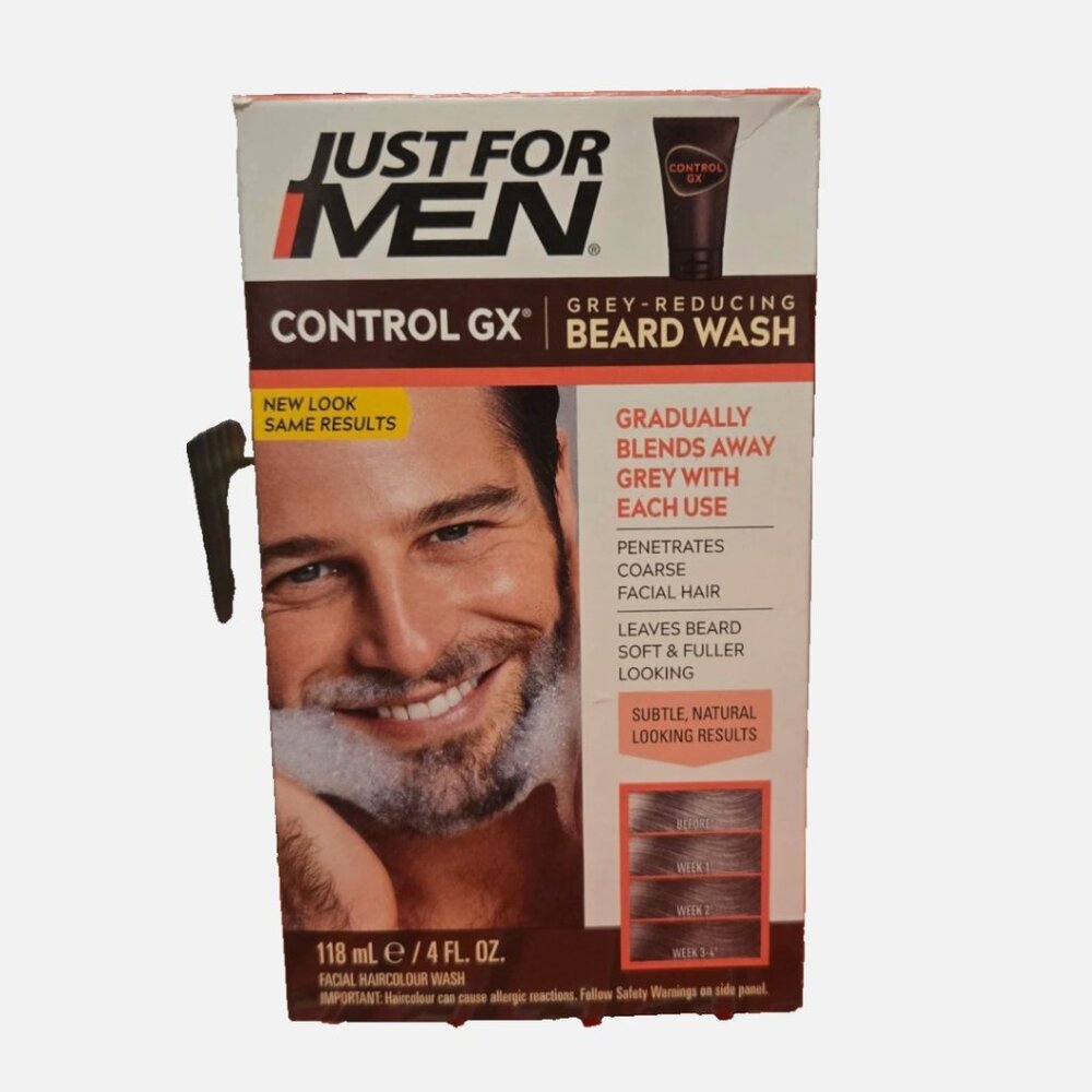 Just For Men Control GX Grey Reducing Beard Wash 118ml – New